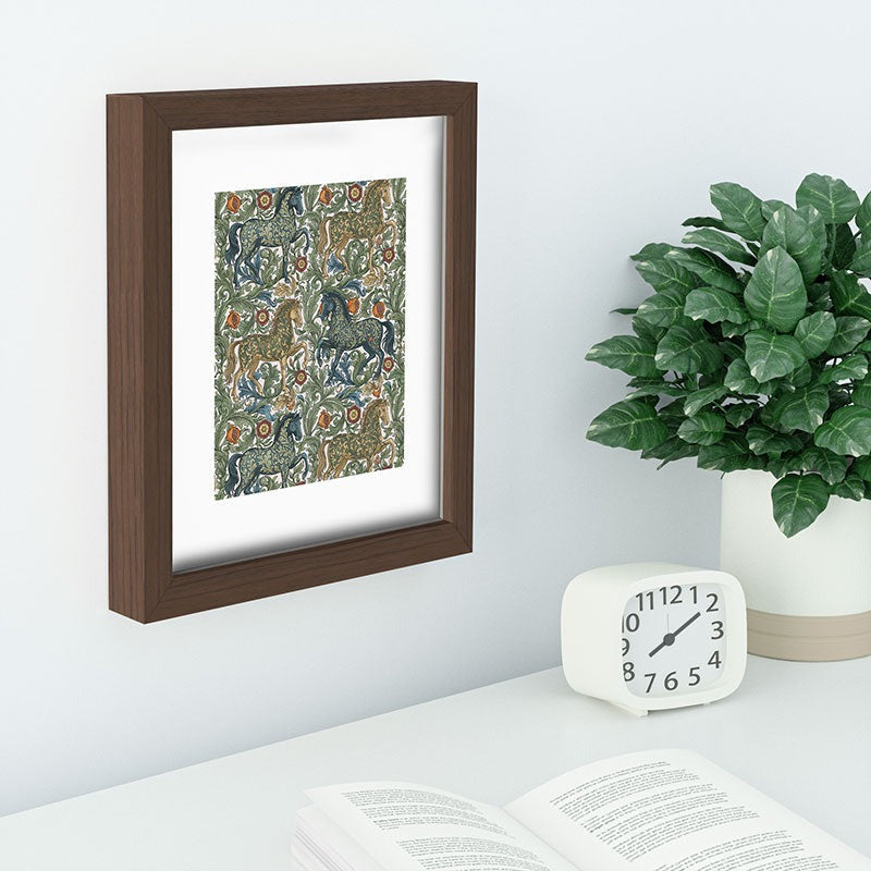 Marta Barragan Camarasa Renaissance Horse Garden Recessed Framing Rectangle