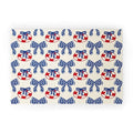 Design by Spark Nautical Christmas Bows Welcome Mat