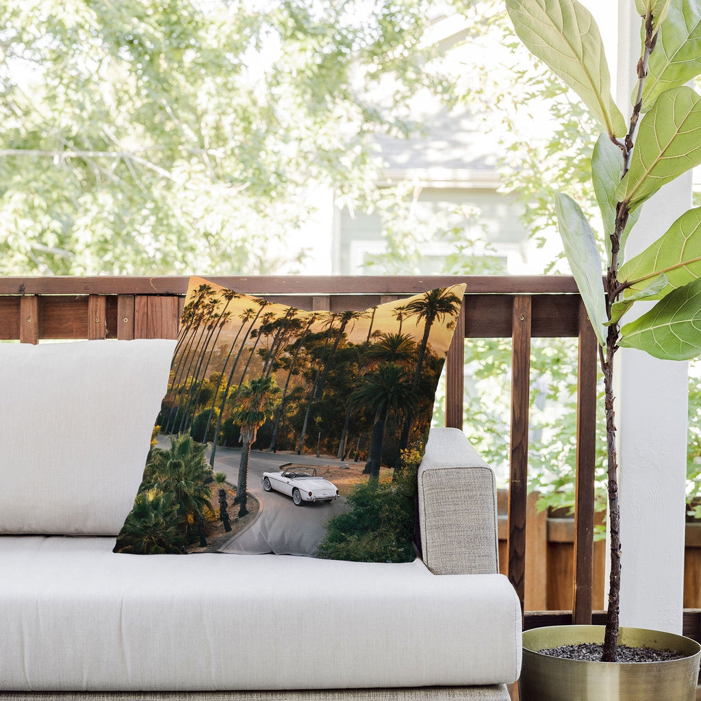 Gal Design Sunset Blvd Outdoor Throw Pillow