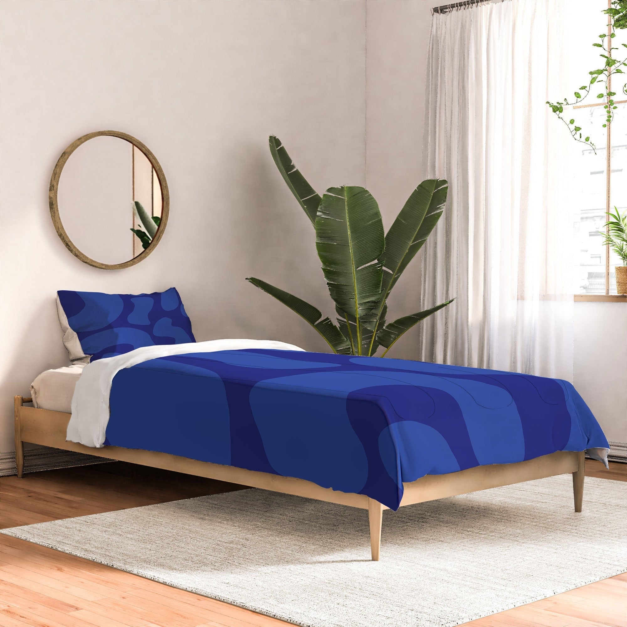 Camilla Foss Blue Pebble Comforter