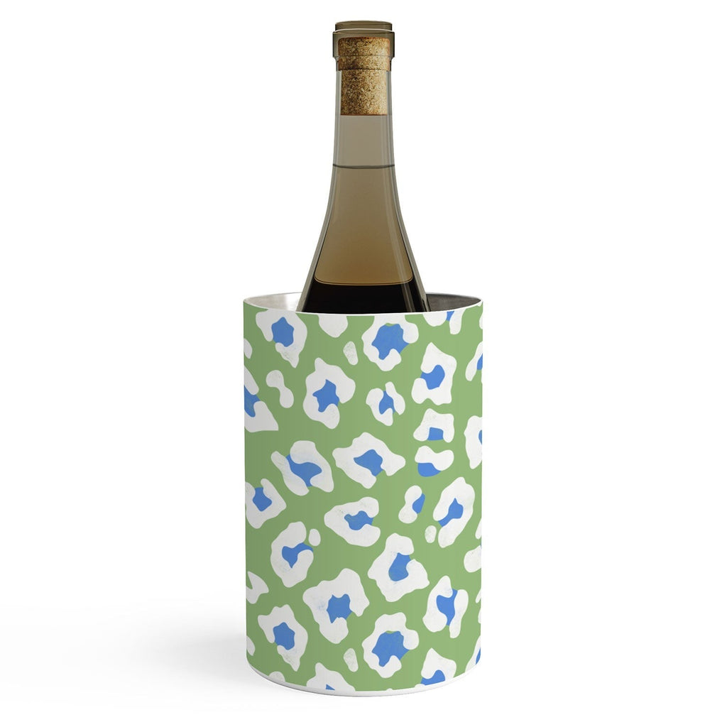 Avenie BR Cheetah Print Wine Chiller
