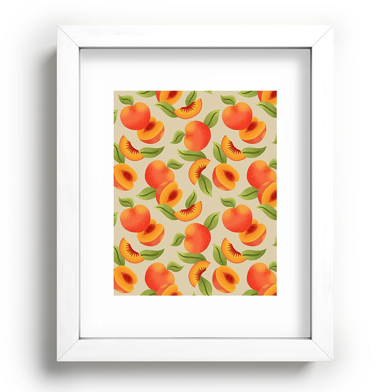 Jessica Molina Peach Pattern Recessed Framing Rectangle