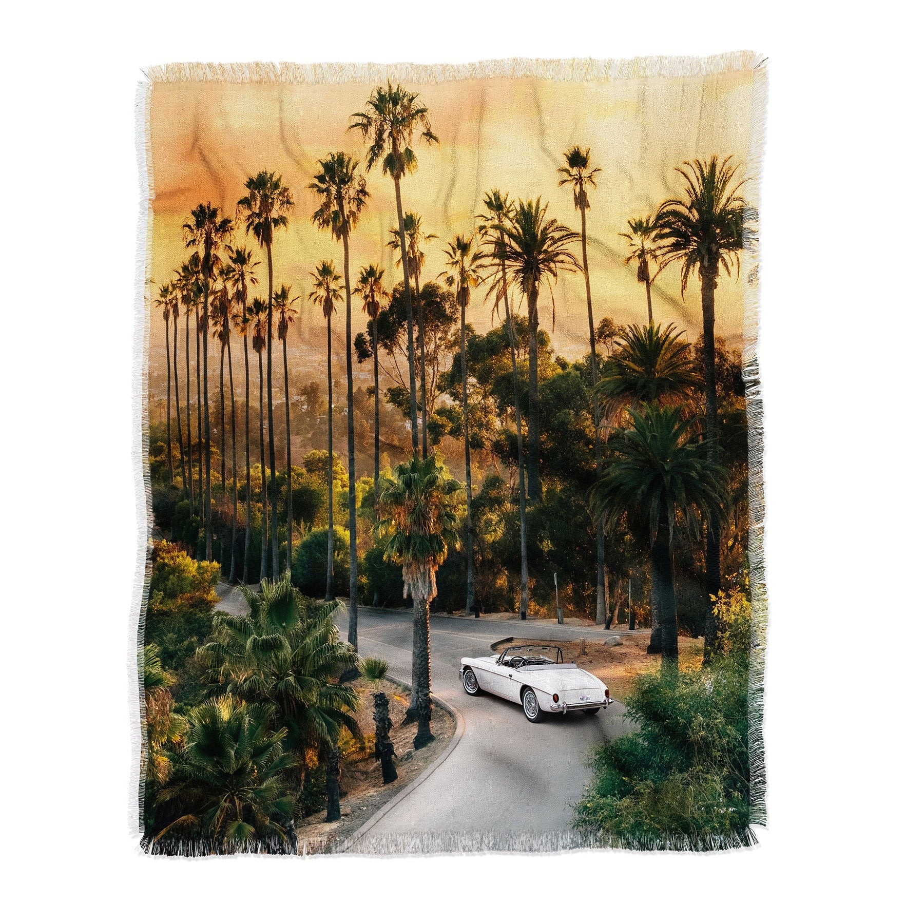 Gal Design Sunset Blvd Throw Blanket