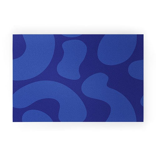 Camilla Foss Blue Pebble Welcome Mat