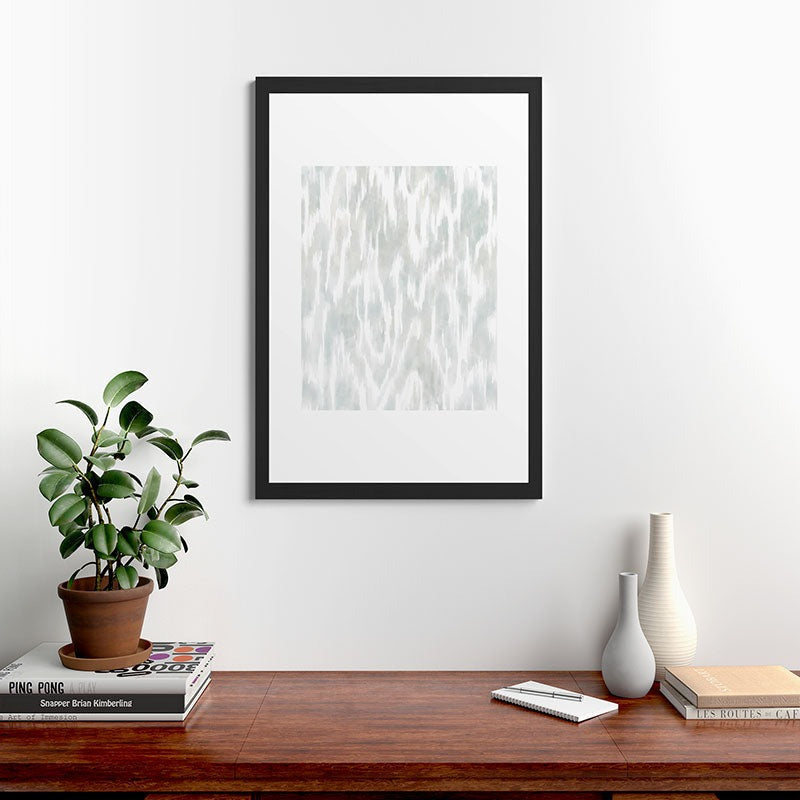 Jacqueline Maldonado Watercolor Wood Grain Framed Art Print