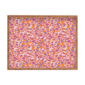 Gabriela Fuente Day Dreaming Watercolor Pink Rectangular Tray