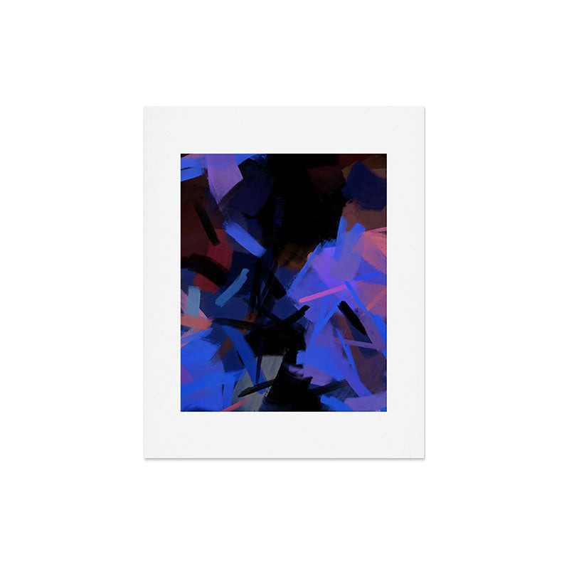 83 Oranges Midnight Sparks Art Print