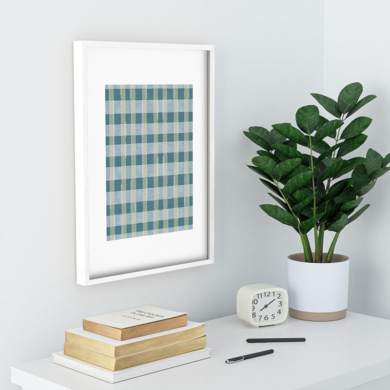 Marta Barragan Camarasa Country Style Checks Recessed Framing Rectangle