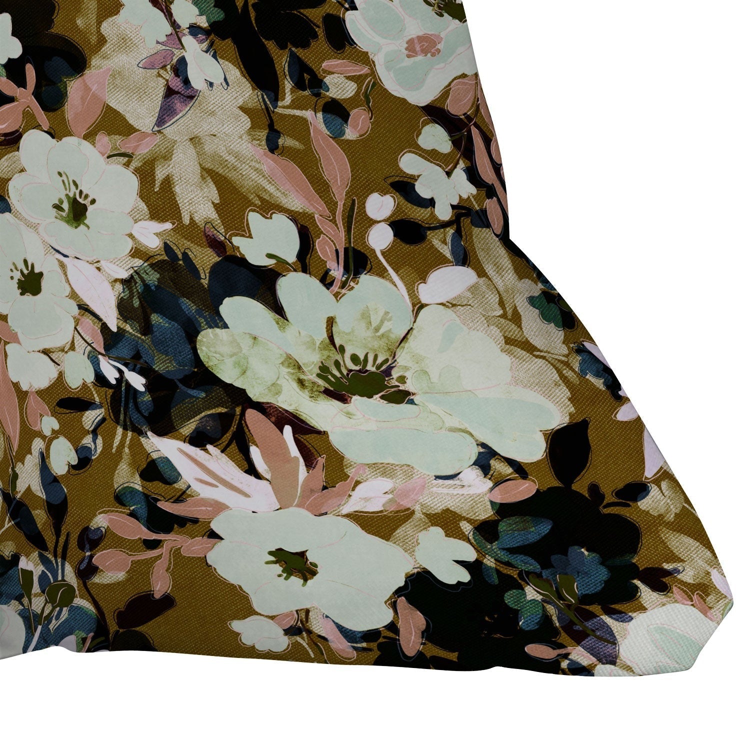 Marta Barragan Camarasa Romantic Floral Fusion Outdoor Throw Pillow