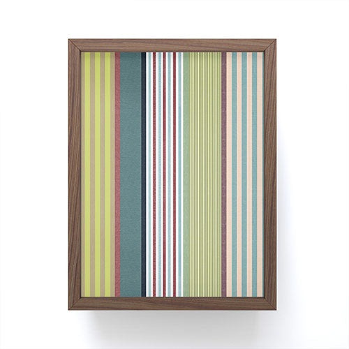 Marta Barragan Camarasa Colorful Stripe Delight Framed Mini Art Print