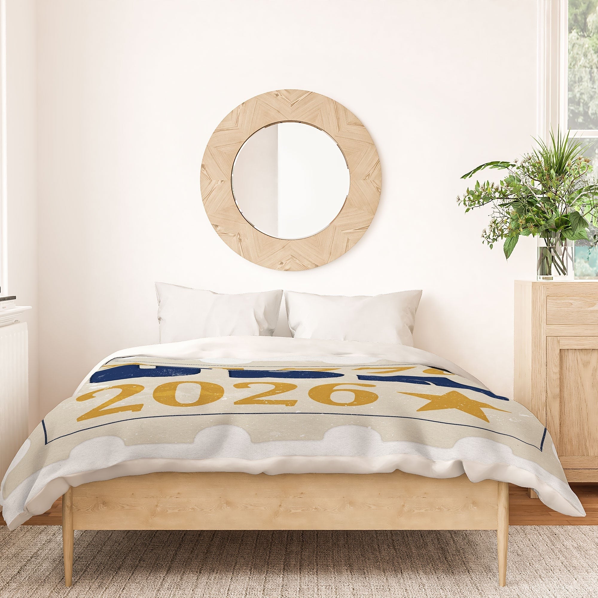 DENY Designs USA Stamp Duvet Cover