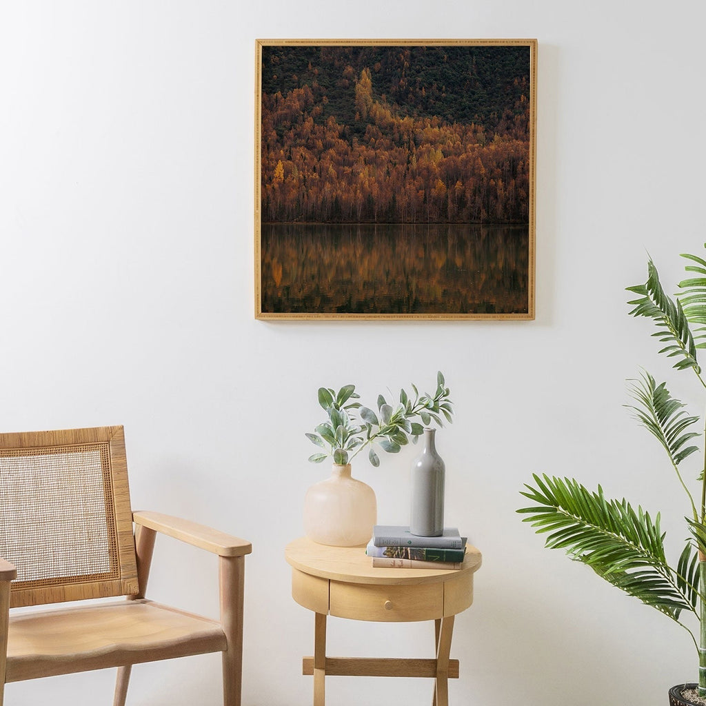 Hannah Kemp Fall Lake Framed Wall Art