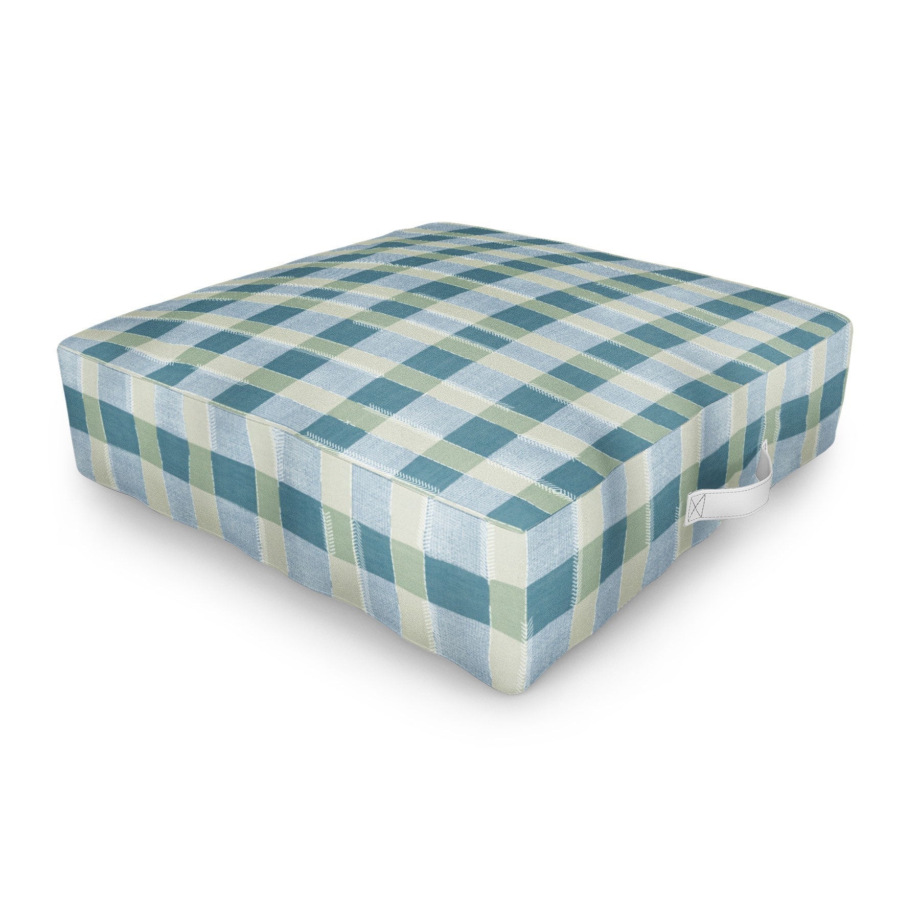 Marta Barragan Camarasa Country Style Checks Outdoor Floor Cushion