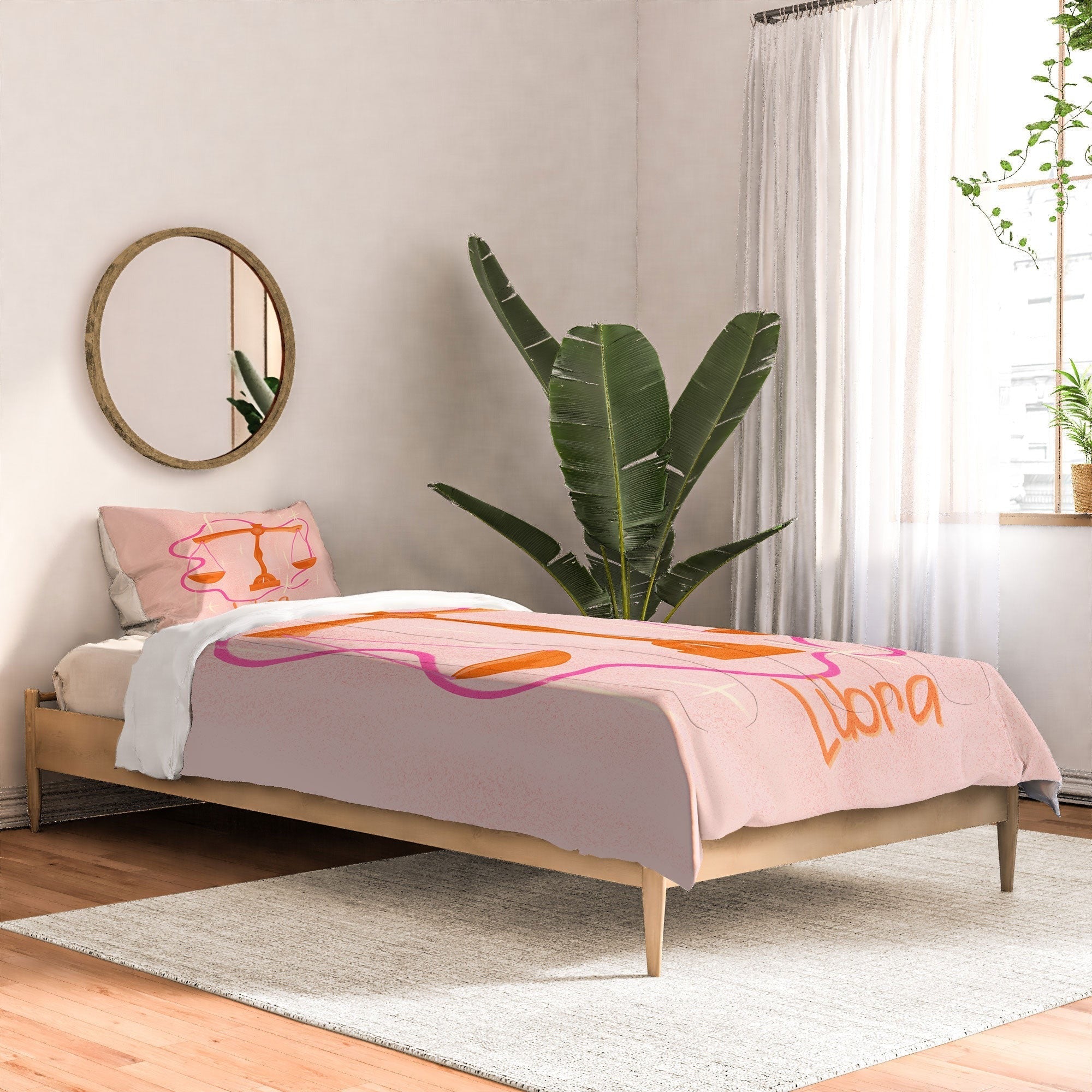 Little Om Zodiac Signs Libra Comforter