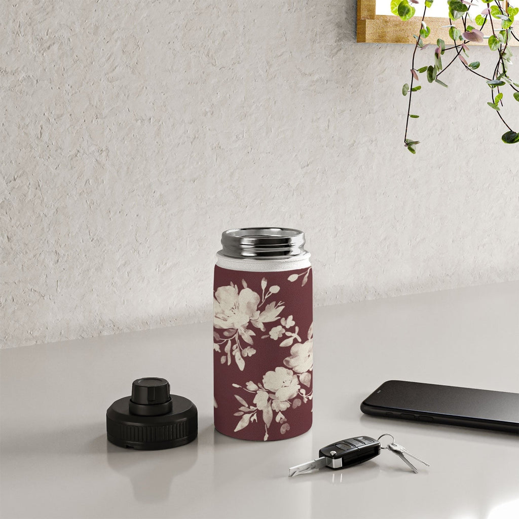 Marta Barragan Camarasa Antique Petal Romance Water Bottle