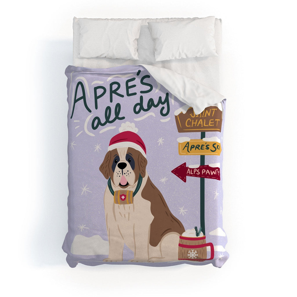 Design by Spark St Bernard Apres All Day Duvet Cover