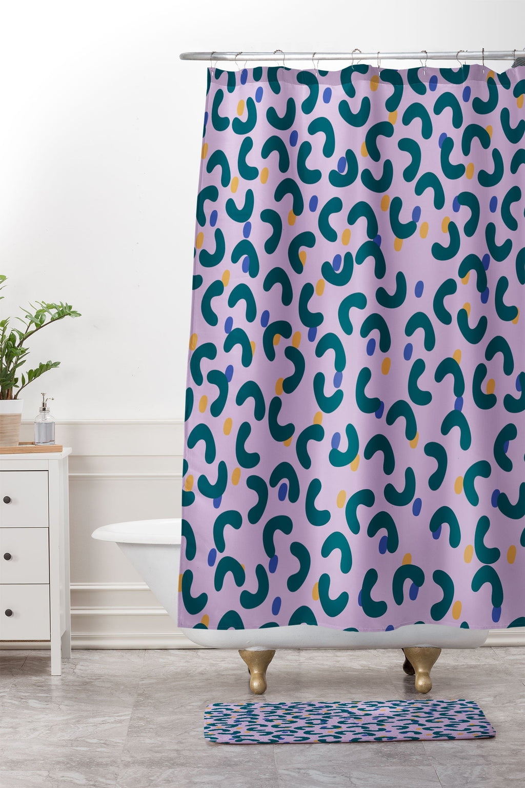 Camilla Foss Pebbles Mix Memory Foam Bath Mat