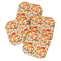 Valeria Frustaci autumnal mushrooms Coaster Set