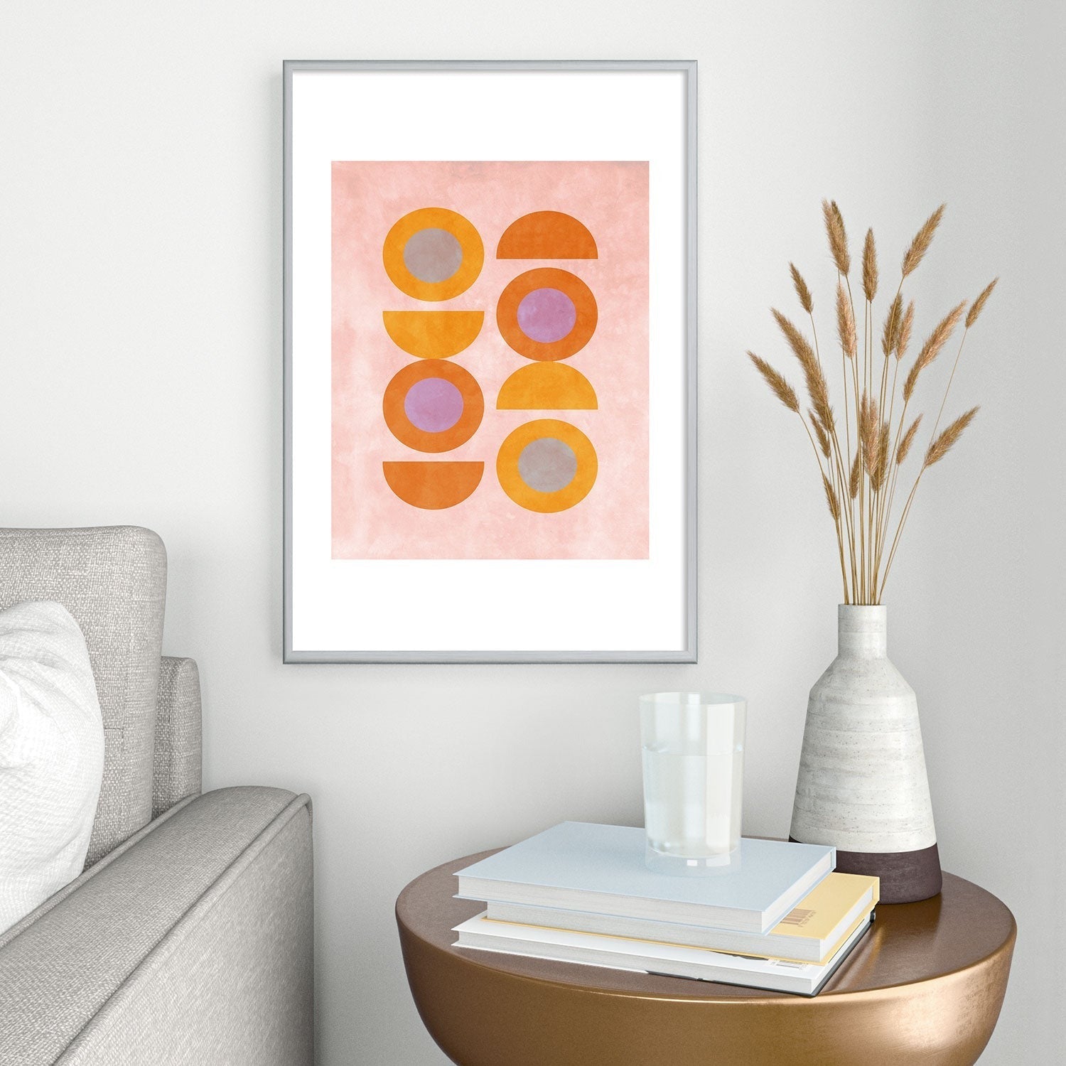 Mirimo Warm Balance Metal Framed Art Print