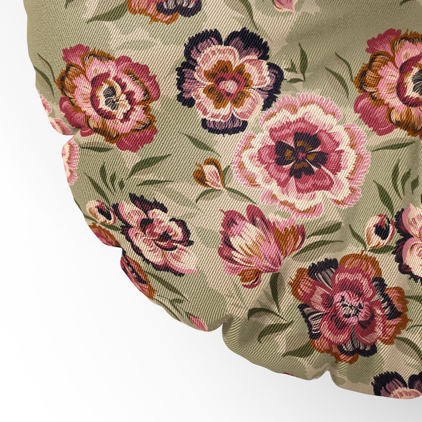 Pimlada Phuapradit Carnation Floor Pillow Round