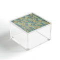 Pimlada Phuapradit Ditsy Floral Blue Green Acrylic Box