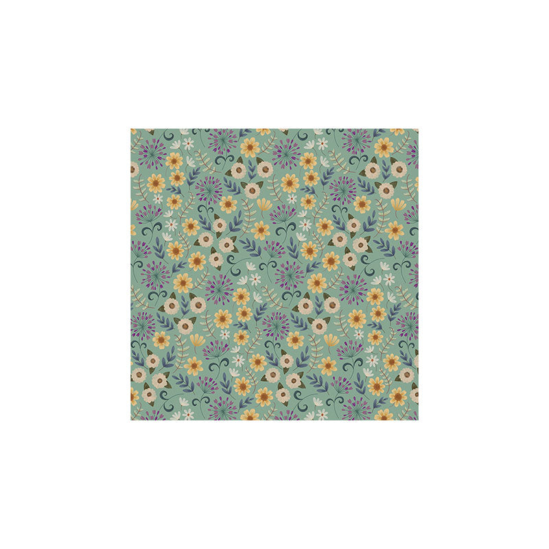 Pimlada Phuapradit Ditsy Floral Blue Green Art Print