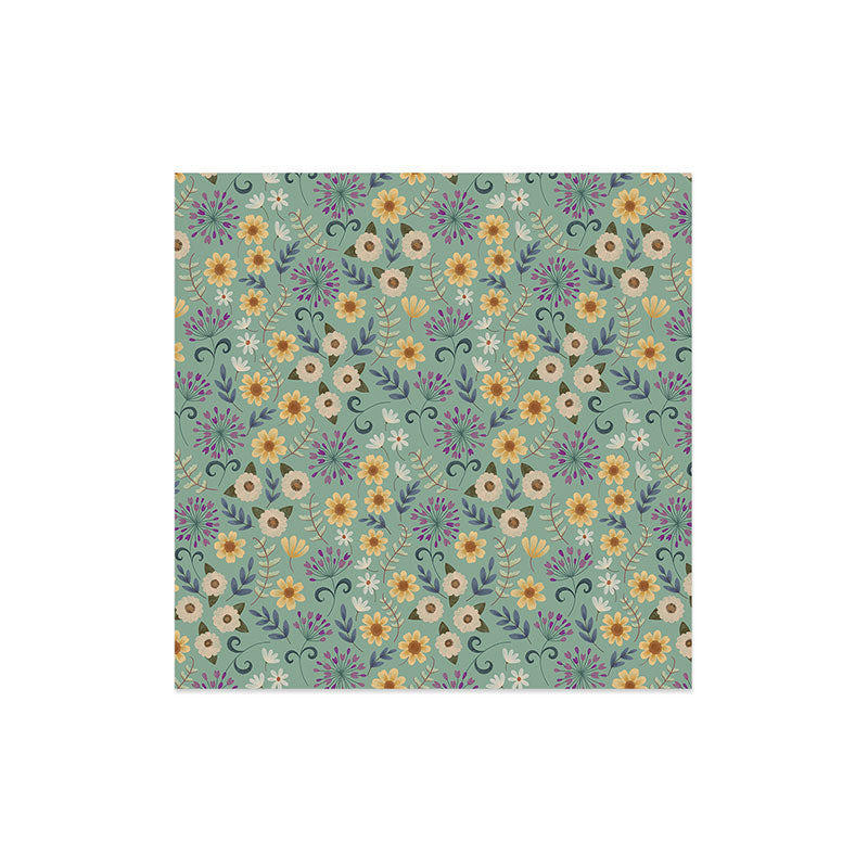 Pimlada Phuapradit Ditsy Floral Blue Green Art Print