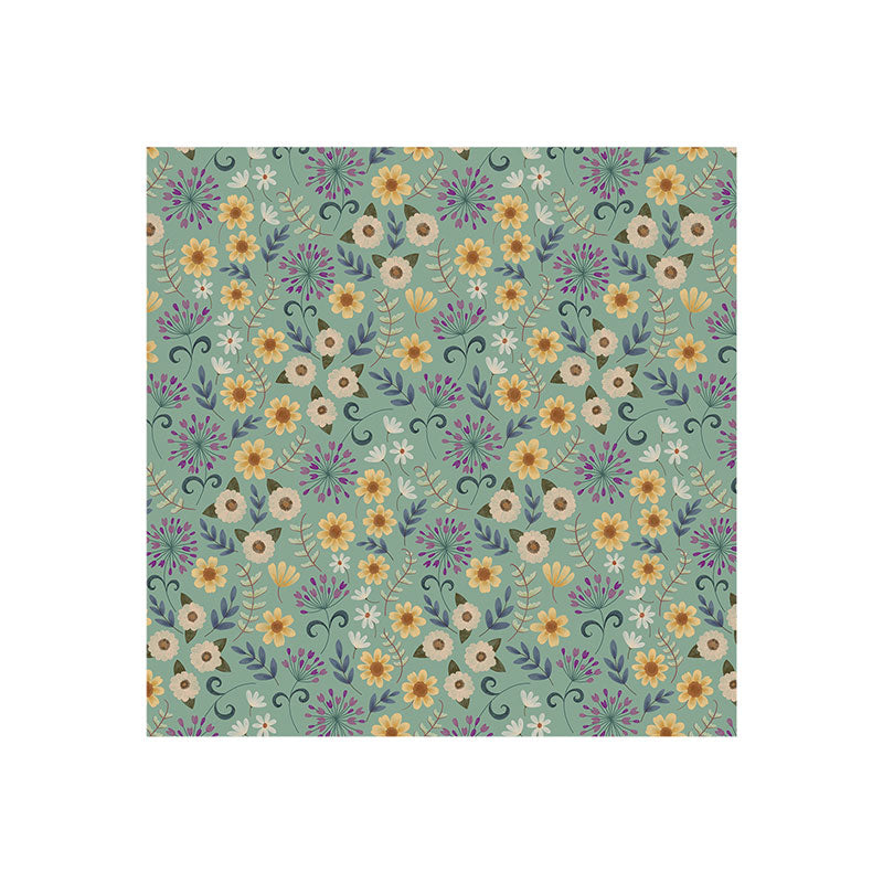 Pimlada Phuapradit Ditsy Floral Blue Green Art Print