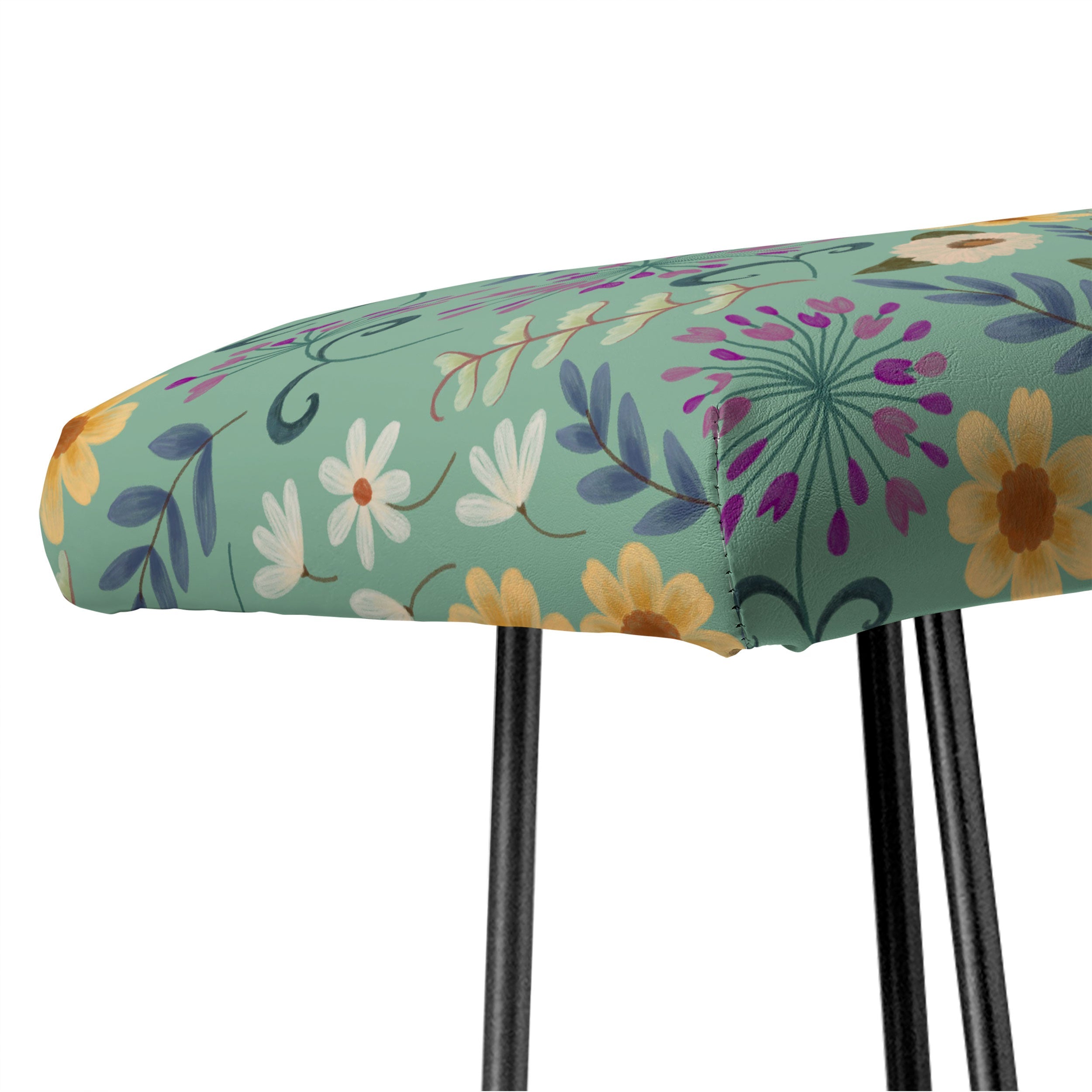 Pimlada Phuapradit Ditsy Floral Blue Green Bench