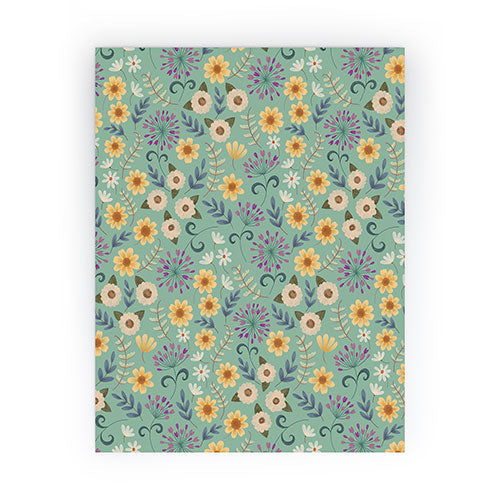 Pimlada Phuapradit Ditsy Floral Blue Green Mini Art Print