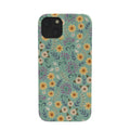 Pimlada Phuapradit Ditsy Floral Blue Green Phone Case