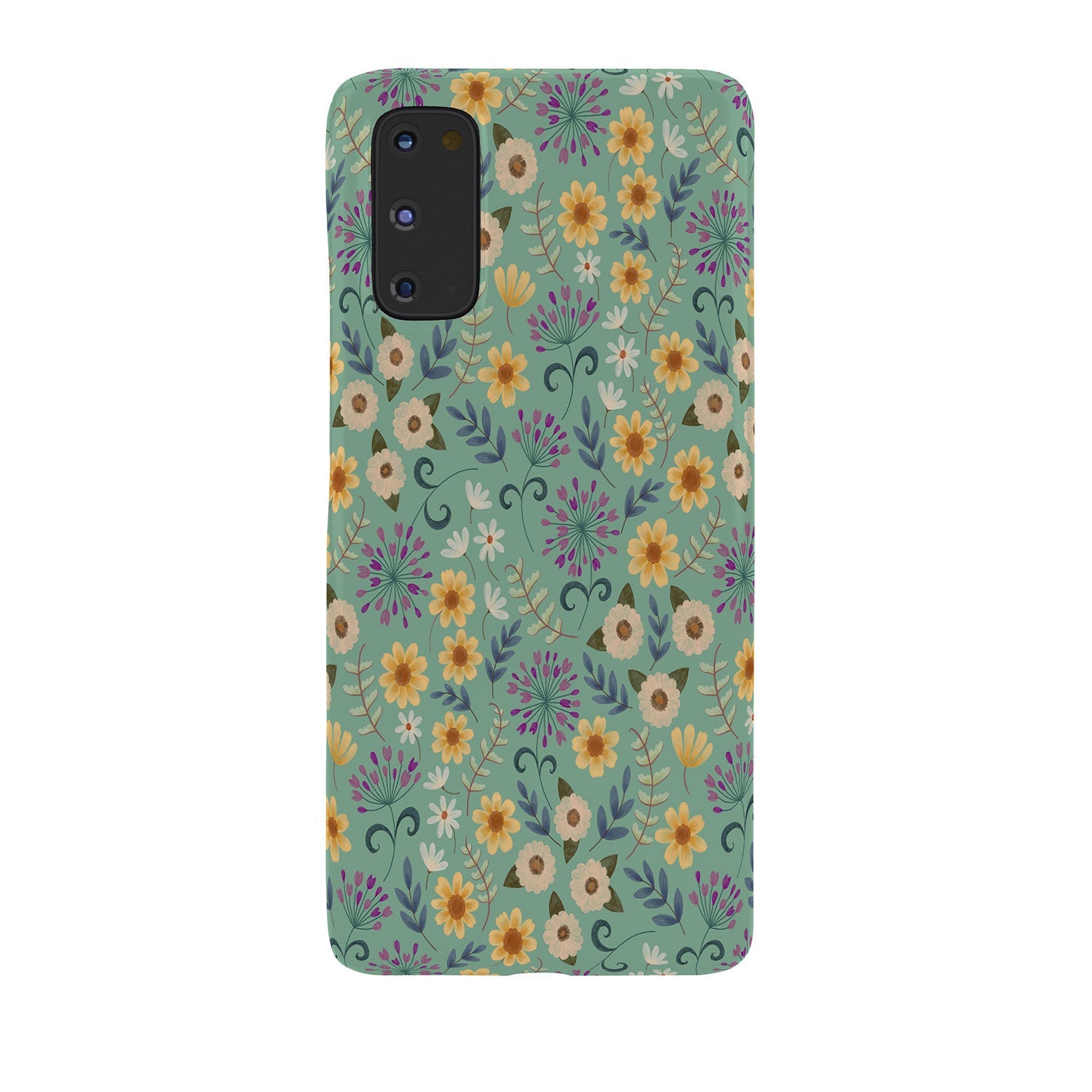 Pimlada Phuapradit Ditsy Floral Blue Green Phone Case