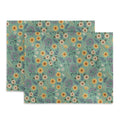 Pimlada Phuapradit Ditsy Floral Blue Green Placemat