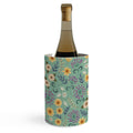 Pimlada Phuapradit Ditsy Floral Blue Green Wine Chiller