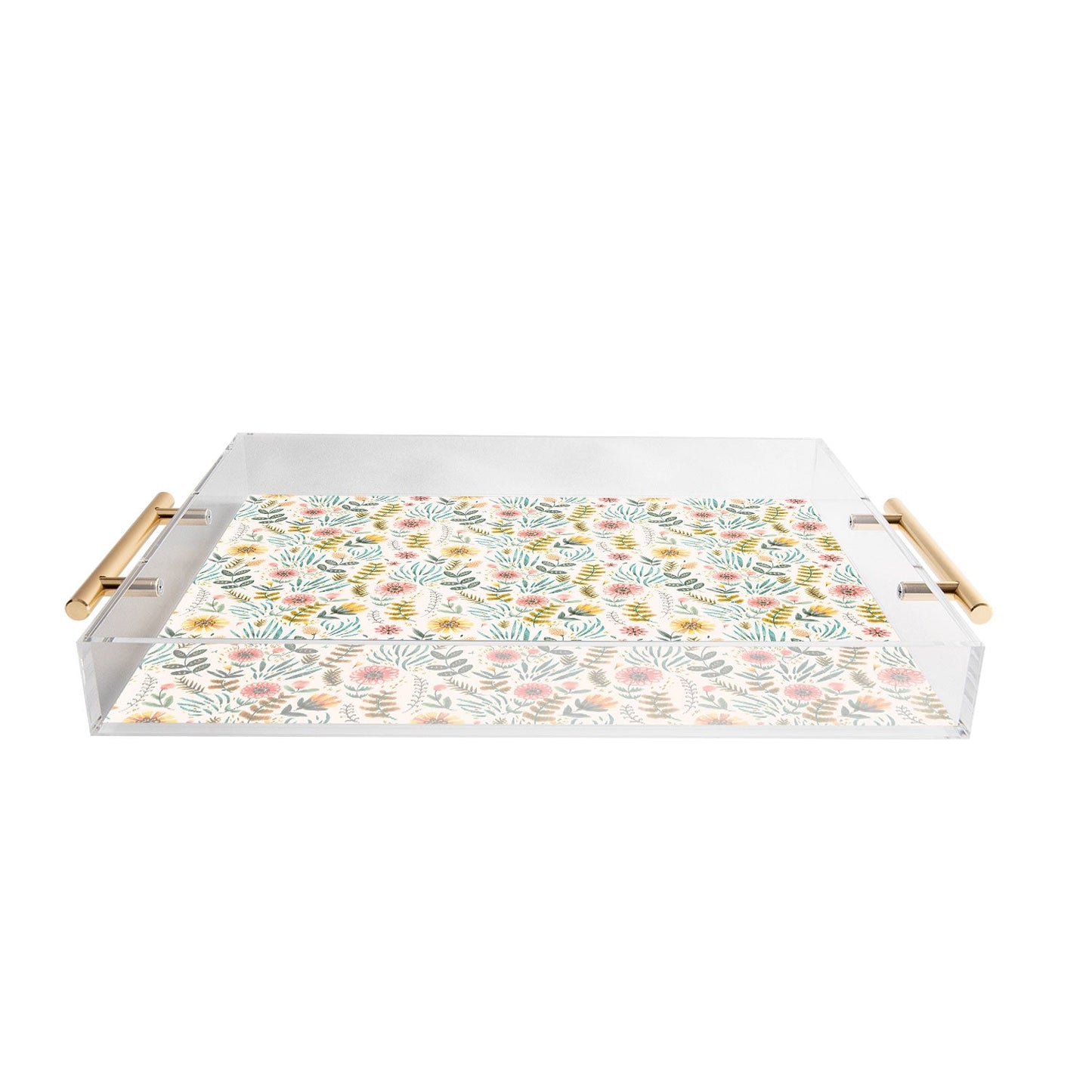 Pimlada Phuapradit Ditsy Floral field Acrylic Tray