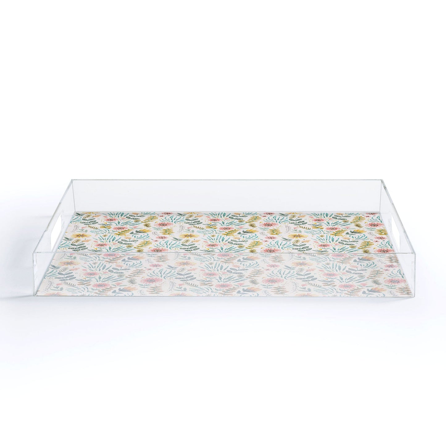 Pimlada Phuapradit Ditsy Floral field Acrylic Tray