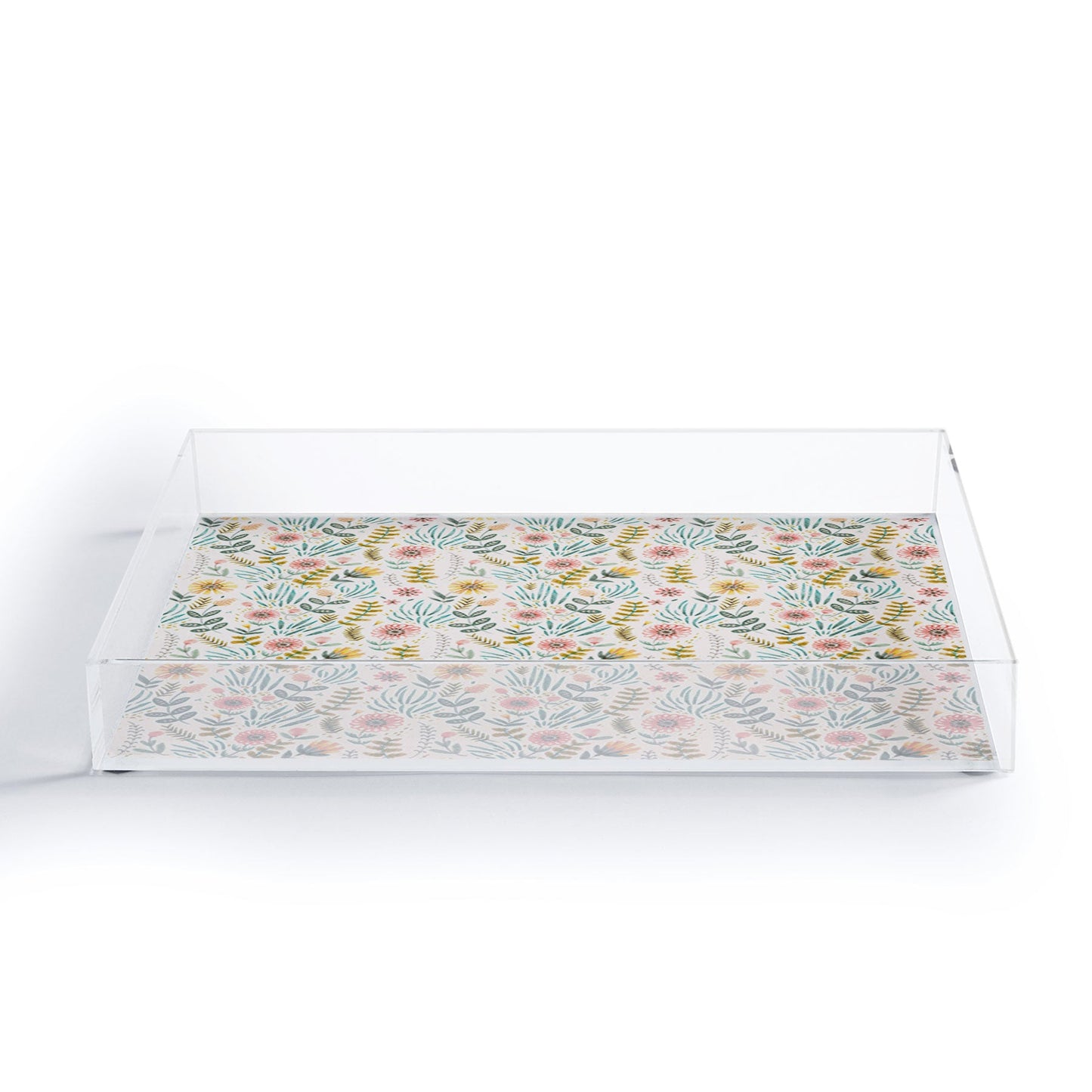 Pimlada Phuapradit Ditsy Floral field Acrylic Tray