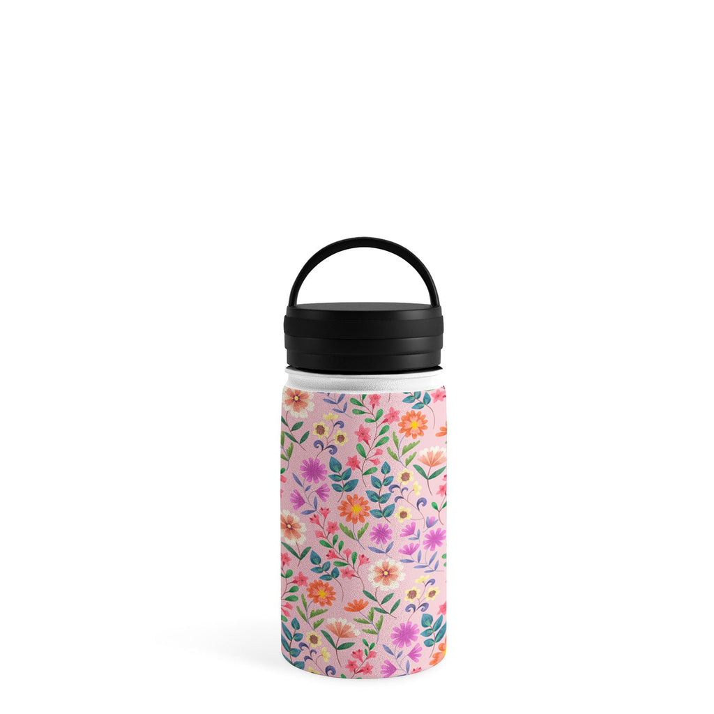 Pimlada Phuapradit Ditsy Floral Pink Water Bottle