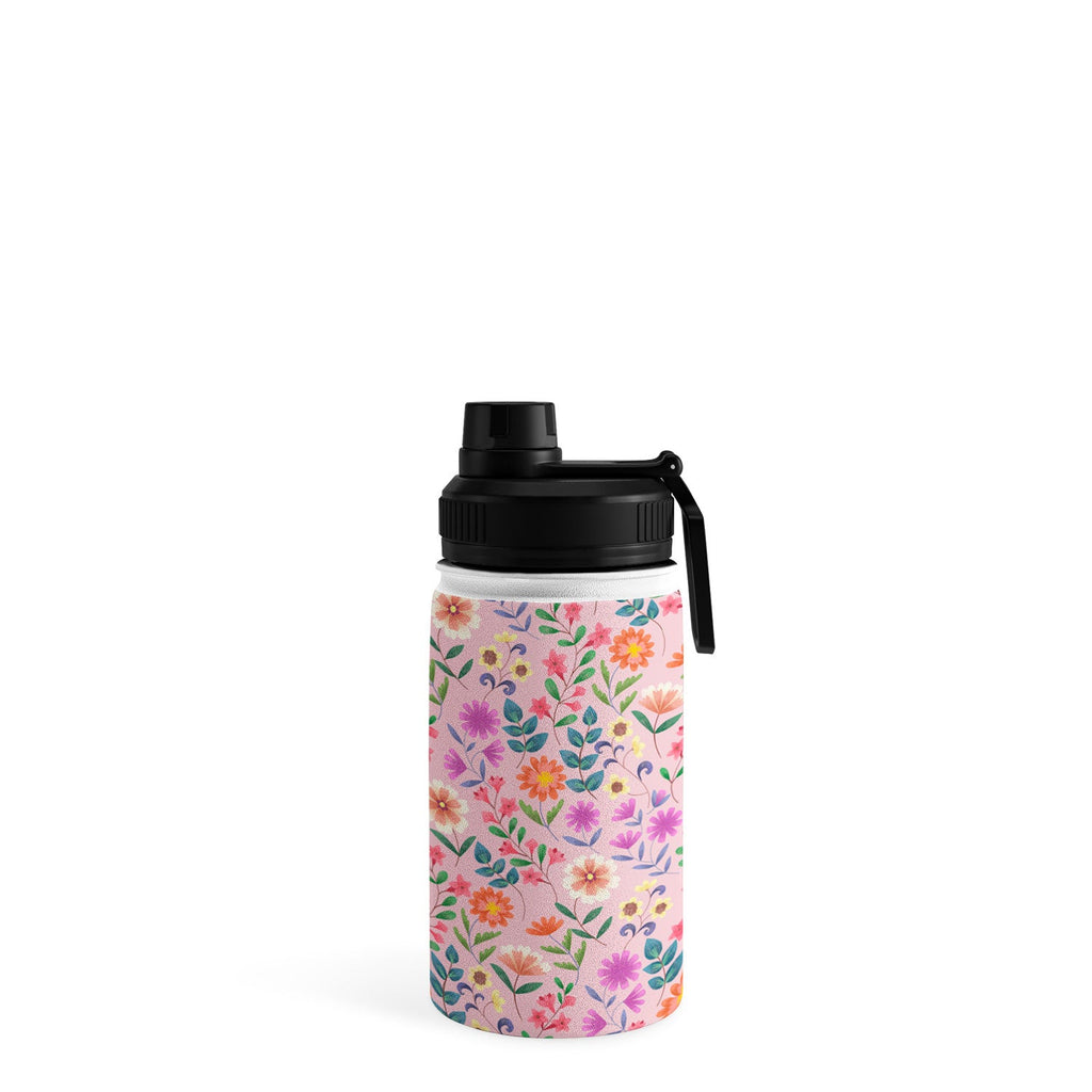 Pimlada Phuapradit Ditsy Floral Pink Water Bottle