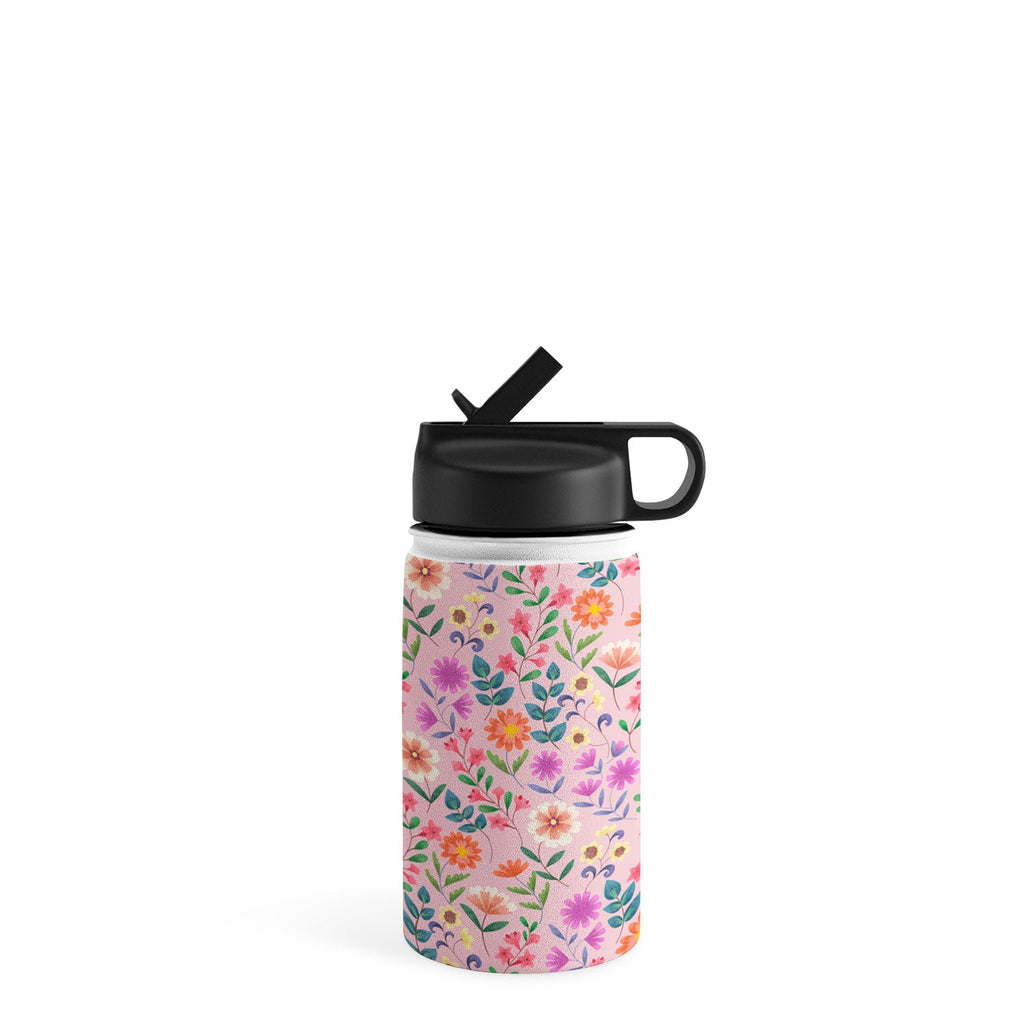 Pimlada Phuapradit Ditsy Floral Pink Water Bottle