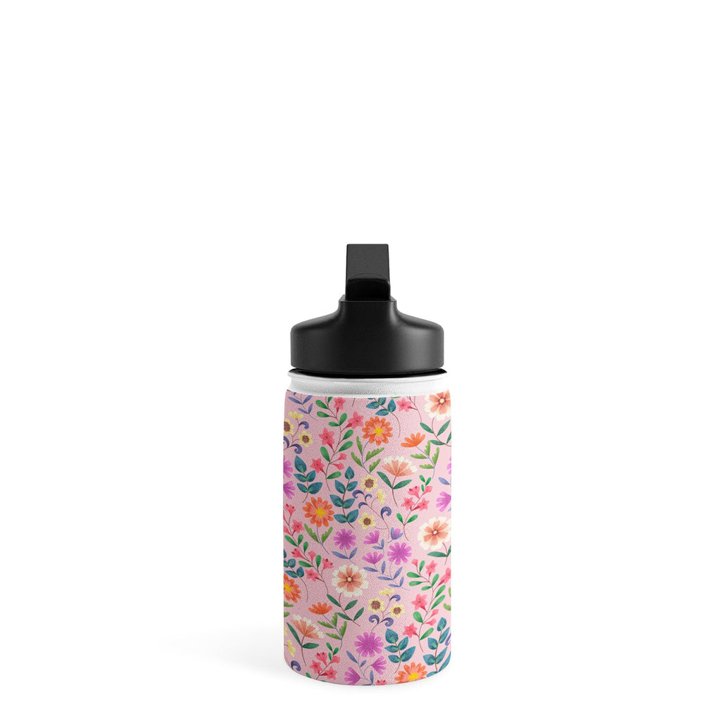 Pimlada Phuapradit Ditsy Floral Pink Water Bottle