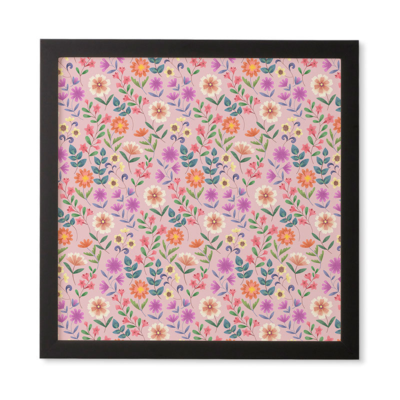 Pimlada Phuapradit Ditsy Floral Pink Framed Wall Art
