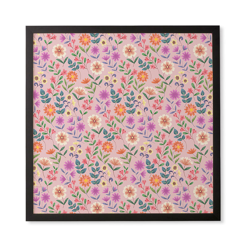 Pimlada Phuapradit Ditsy Floral Pink Framed Wall Art