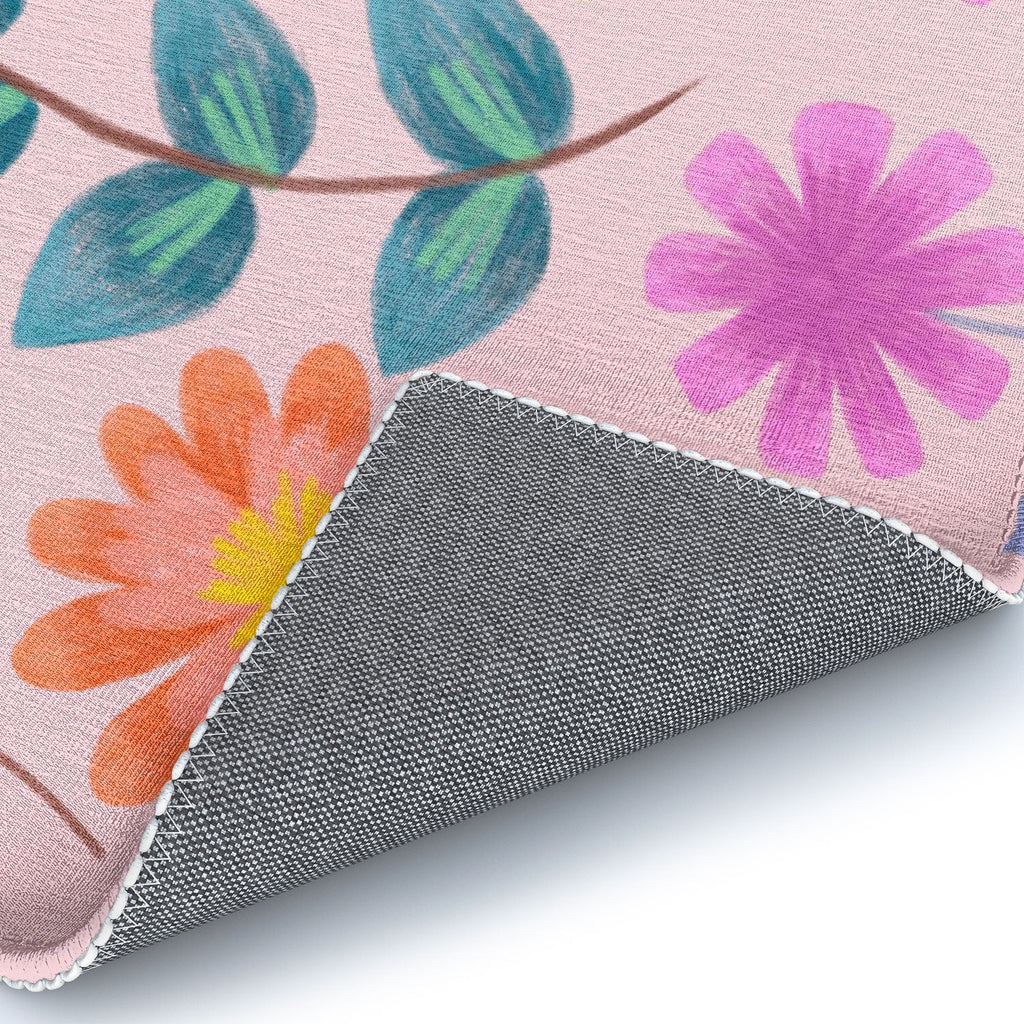 Pimlada Phuapradit Ditsy Floral Pink Area Rug