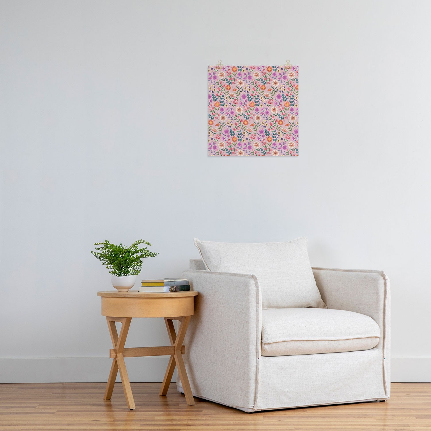 Pimlada Phuapradit Ditsy Floral Pink Art Print