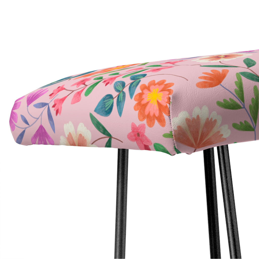 Pimlada Phuapradit Ditsy Floral Pink Bench