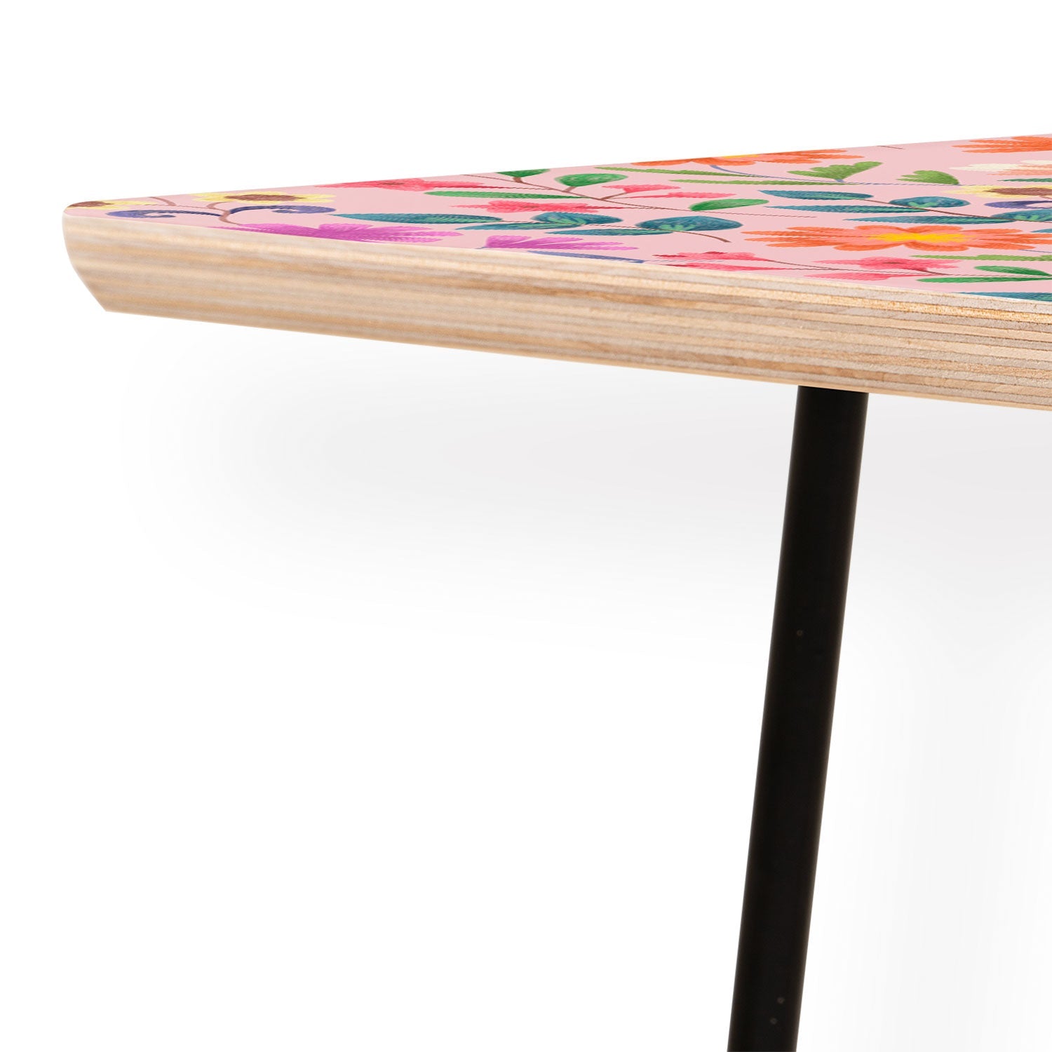 Pimlada Phuapradit Ditsy Floral Pink Coffee Table