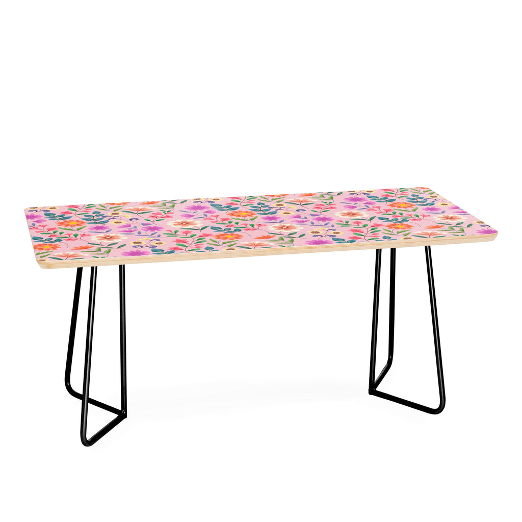 Pimlada Phuapradit Ditsy Floral Pink Coffee Table