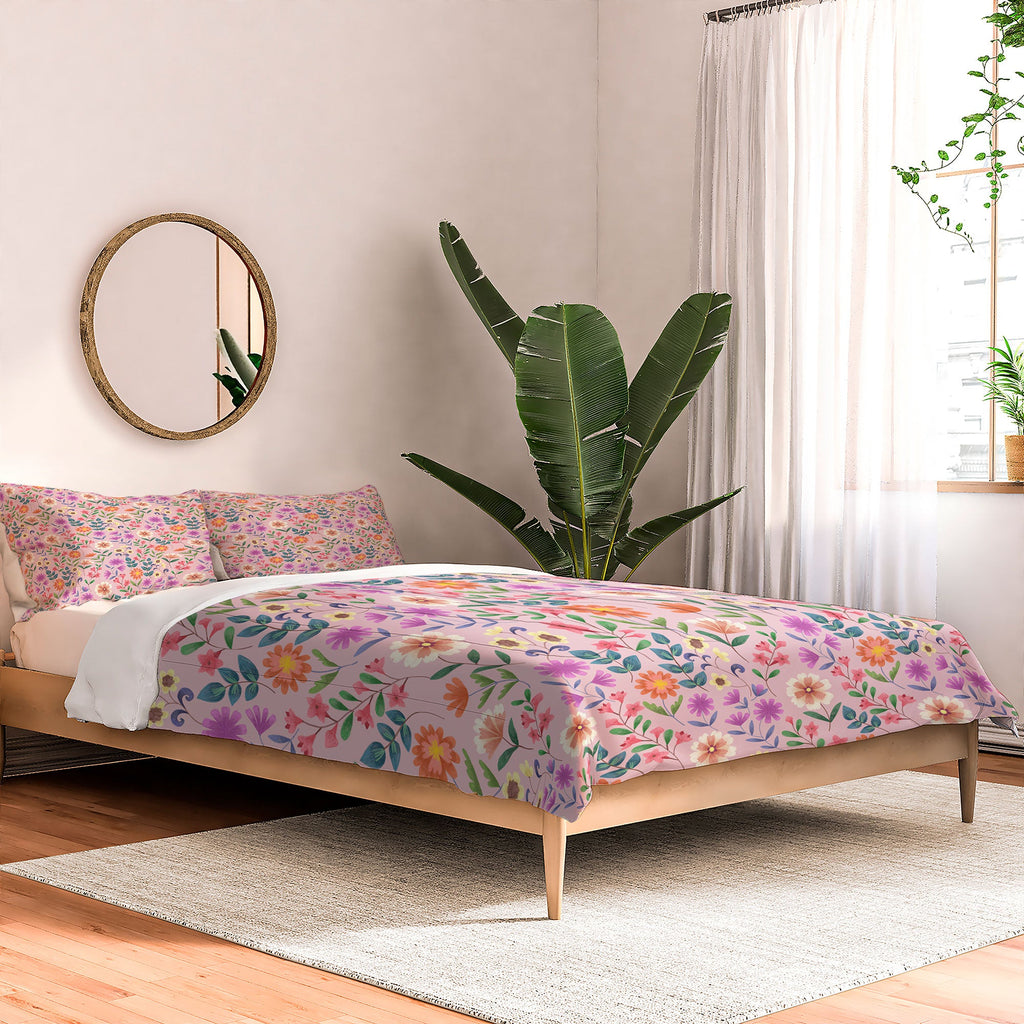 Pimlada Phuapradit Ditsy Floral Pink Comforter