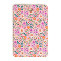 Pimlada Phuapradit Ditsy Floral Pink Cutting Board Rectangle